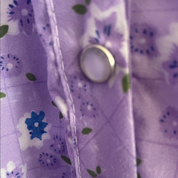 Purple Floral Women's Nightgown - Picture 4 of 6